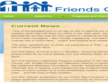 Tablet Screenshot of friendsoutside.org